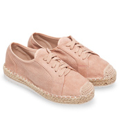 Półbuty damskie Ideal Shoes U-6270 Różowe