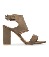 Sandałki damskie Laura Mode RG-01 Oliwkowe