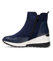 Botki damskie Foreverfolie F5721 Granatowe