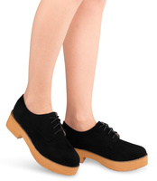 Półbuty damskie Foreverfolie L8218 Czarne