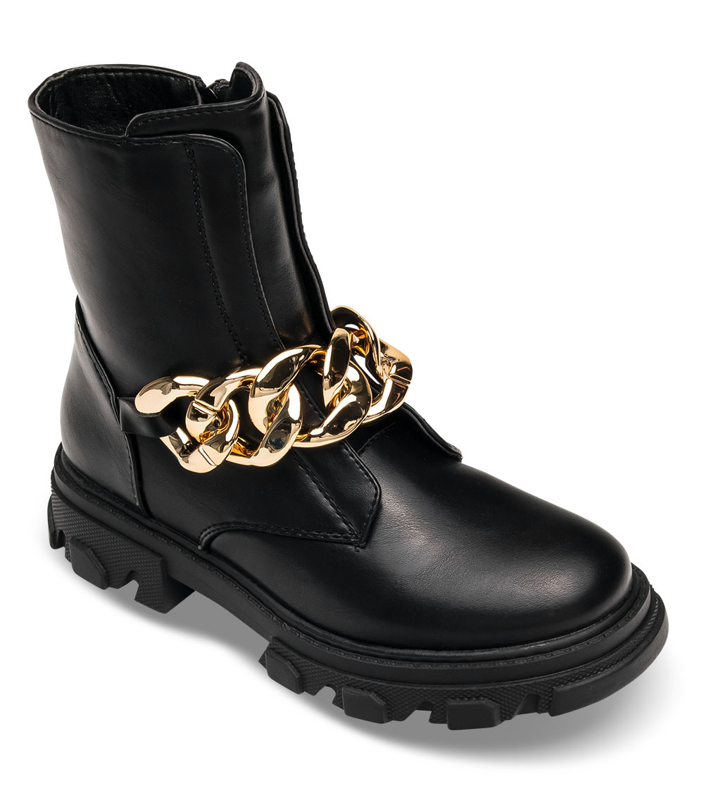 Botki dziewczęce Doremi 5823L Czarne