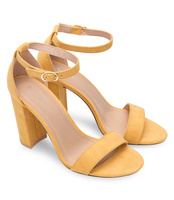 Sandałki damskie Sixth Sens S112 Żółte