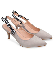 Czółenka damskie Bestelle 100-887SA-2 Szare