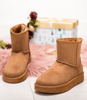 Śniegowce damskie N/M R85 Brązowe