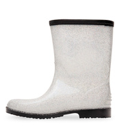 Kalosze dziecięce Lano FMTT-02 Srebrno-Czarne