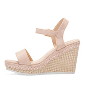 Sandałki damskie Ideal Shoes U-6292 Beżowe