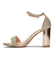 Sandałki damskie Laura Mode QL-139 Złote