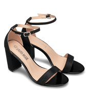 Sandałki damskie Laura Mode QL-163 Czarne