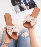 Klapki damskie Abloom SY702 Beżowe