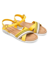 Sandałki damskie Queen Vivi 218-235 Żółte