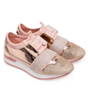 Buty sportowe damskie N/M KS-1117 Różowe