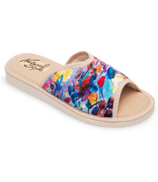 Kapcie damskie Natural Style NS-034 Niebieskie