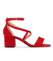 Sandałki damskie Laura Mode QL-69 Czerwone