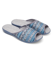 Kapcie damskie Befado 254D132 Niebieskie