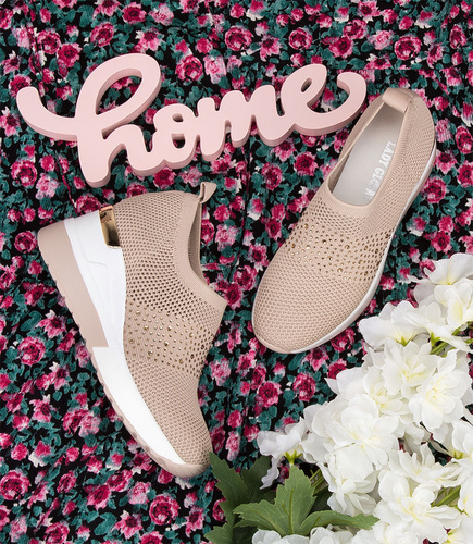 Buty sportowe damskie Lady Glory HQ288 Beżowe