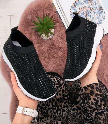 Buty sportowe damskie N/M LG27 Czarne