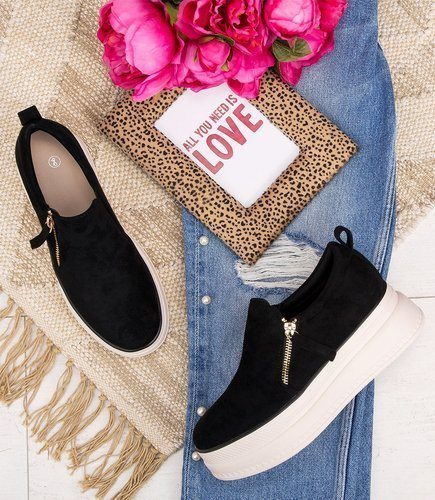 Buty sportowe damskie N/M HQ261 Czarne