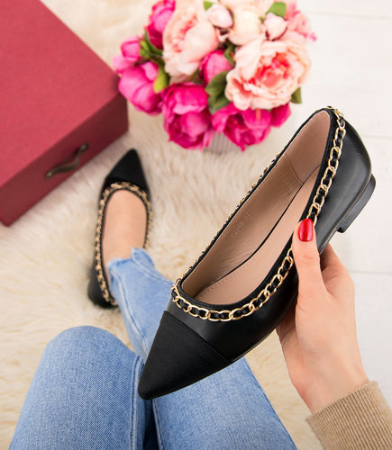 Balerinki damskie Bellamica Y2042 Czarne