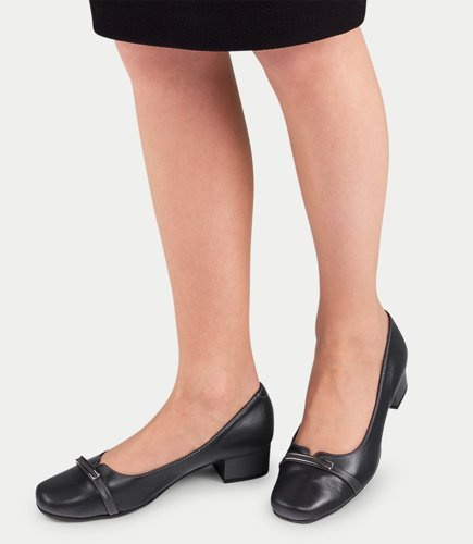 Czółenka Pesco 1519 Grafitowe