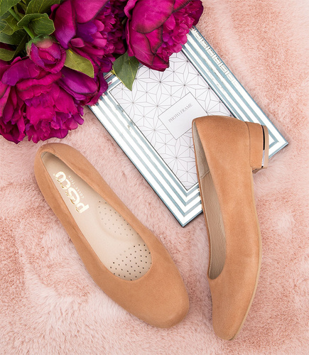 Czółenka Pesco 2224 Piaskowe