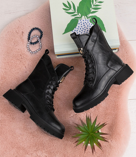 Botki damskie Jankowski JK/B-3-304 Czarne