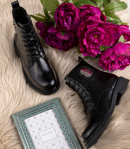 Botki damskie Jankowski JK/B-3-129 Czarne