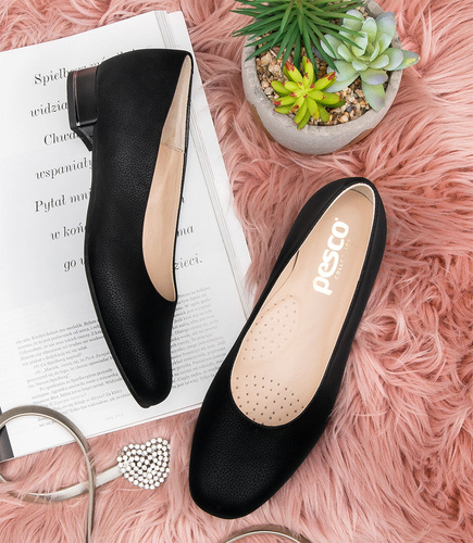 Czółenka Pesco 2224 Czarne