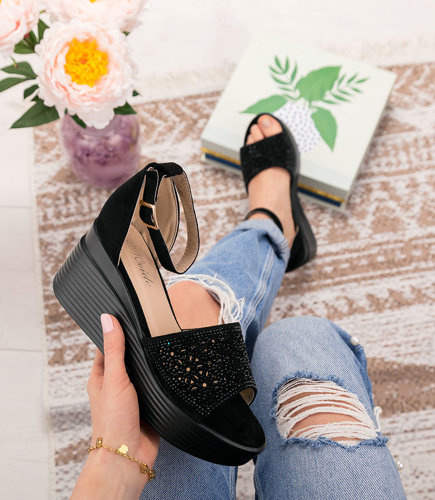 Sandałki damskie Weide BE-9054 Czarne