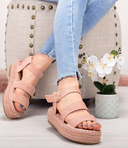 Sandałki damskie Coura 164 Różowe