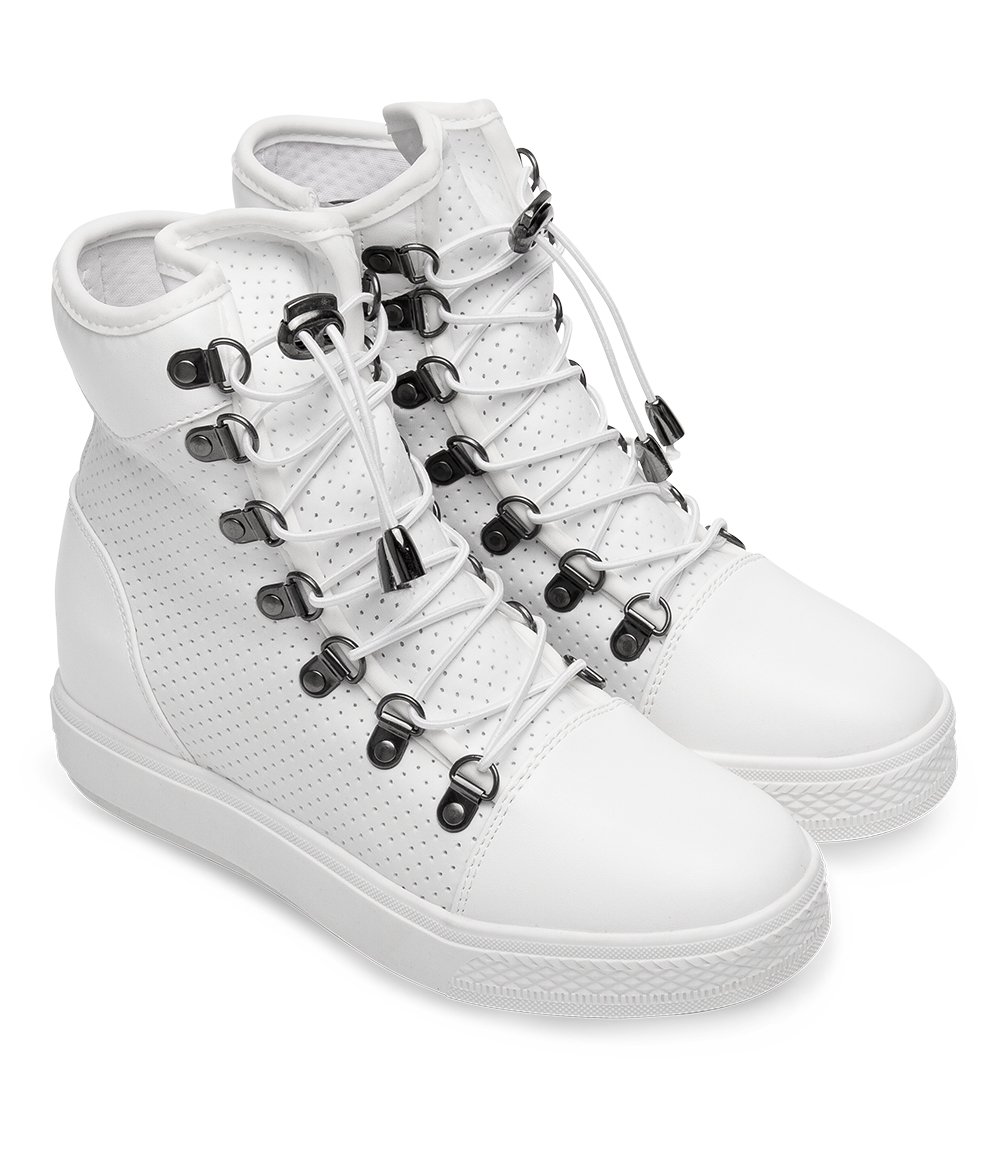 Buty sportowe damskie IdealShoes X9701 Białe