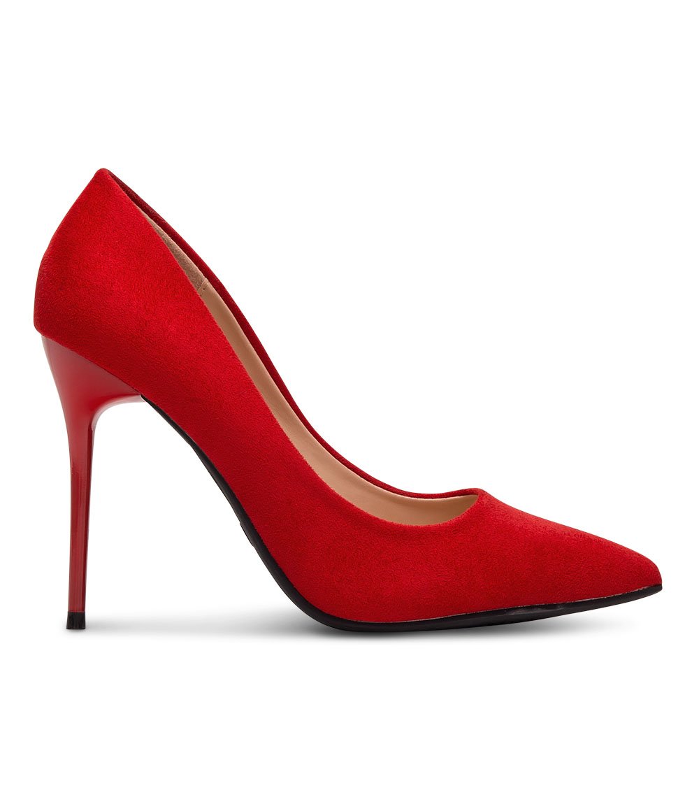 Czółenka damskie Style Shoes 6802 Czerwone