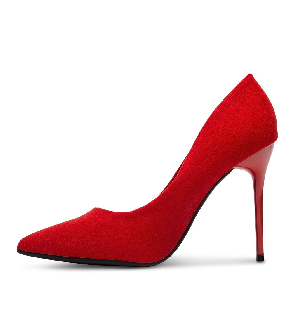 Czółenka damskie Style Shoes 6802 Czerwone