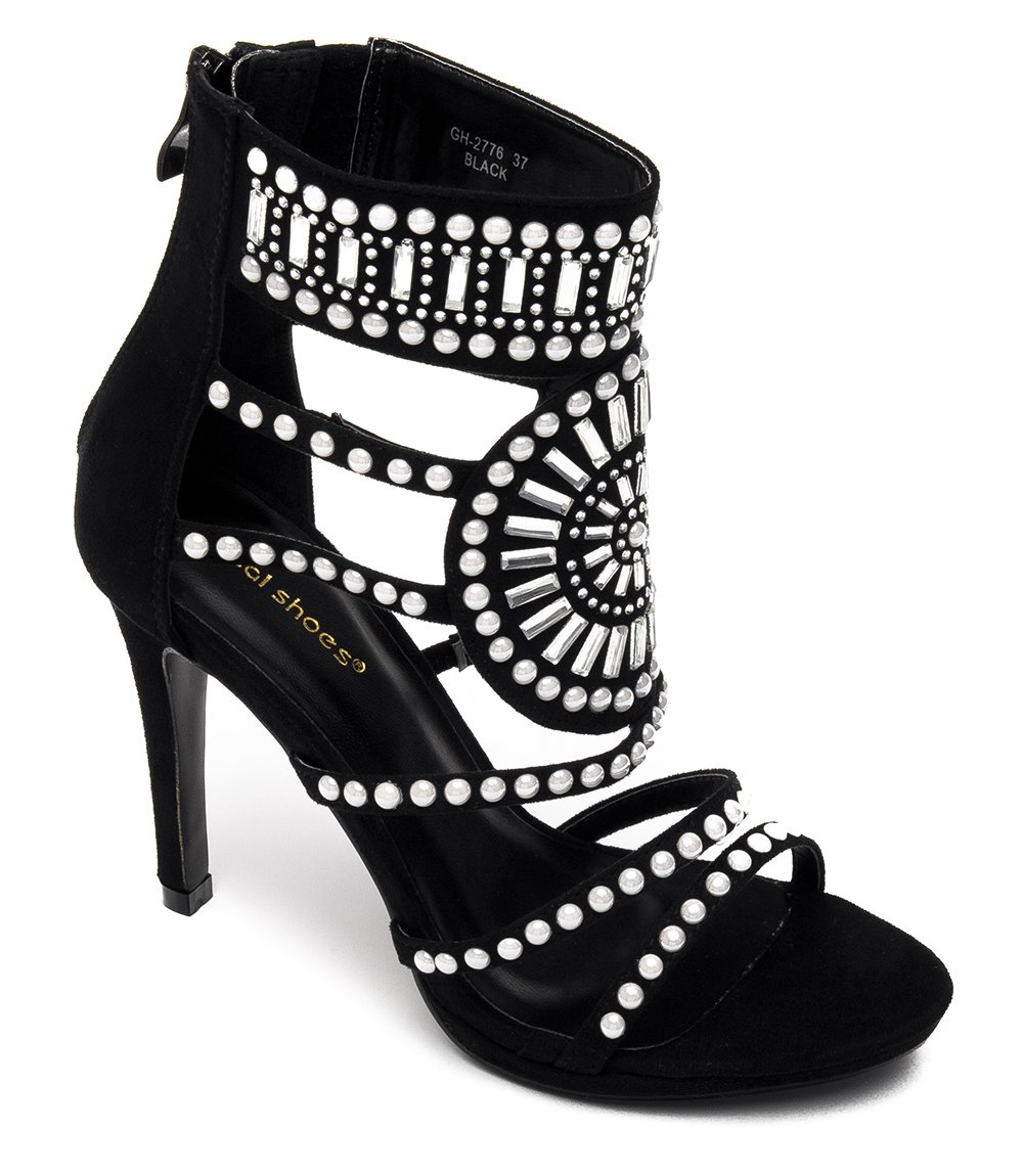 Sandałki damskie Ideal Shoes GH-2776 Czarne
