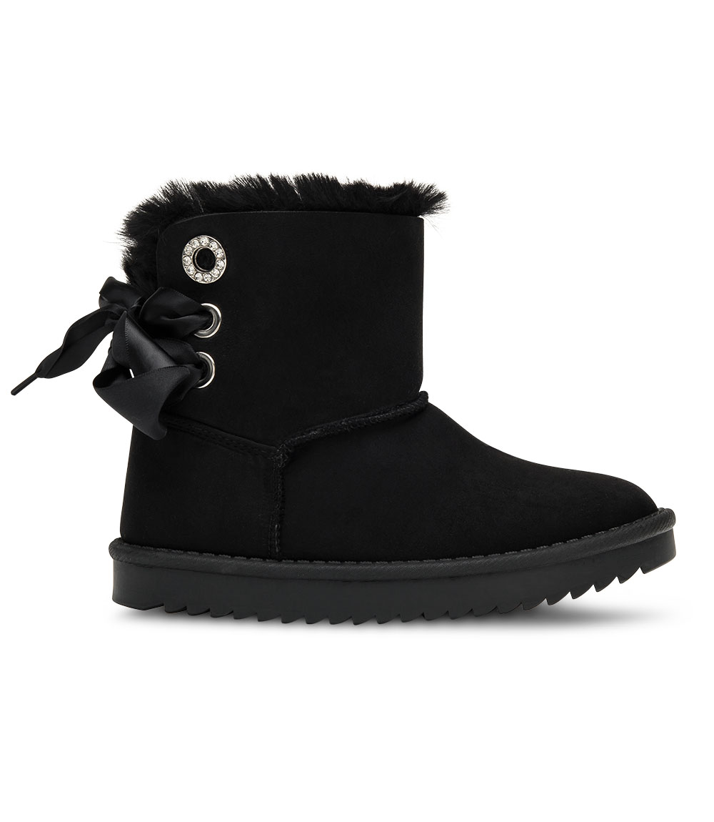 Śniegowce dziecięce W.S Shoes C-06 Czarne