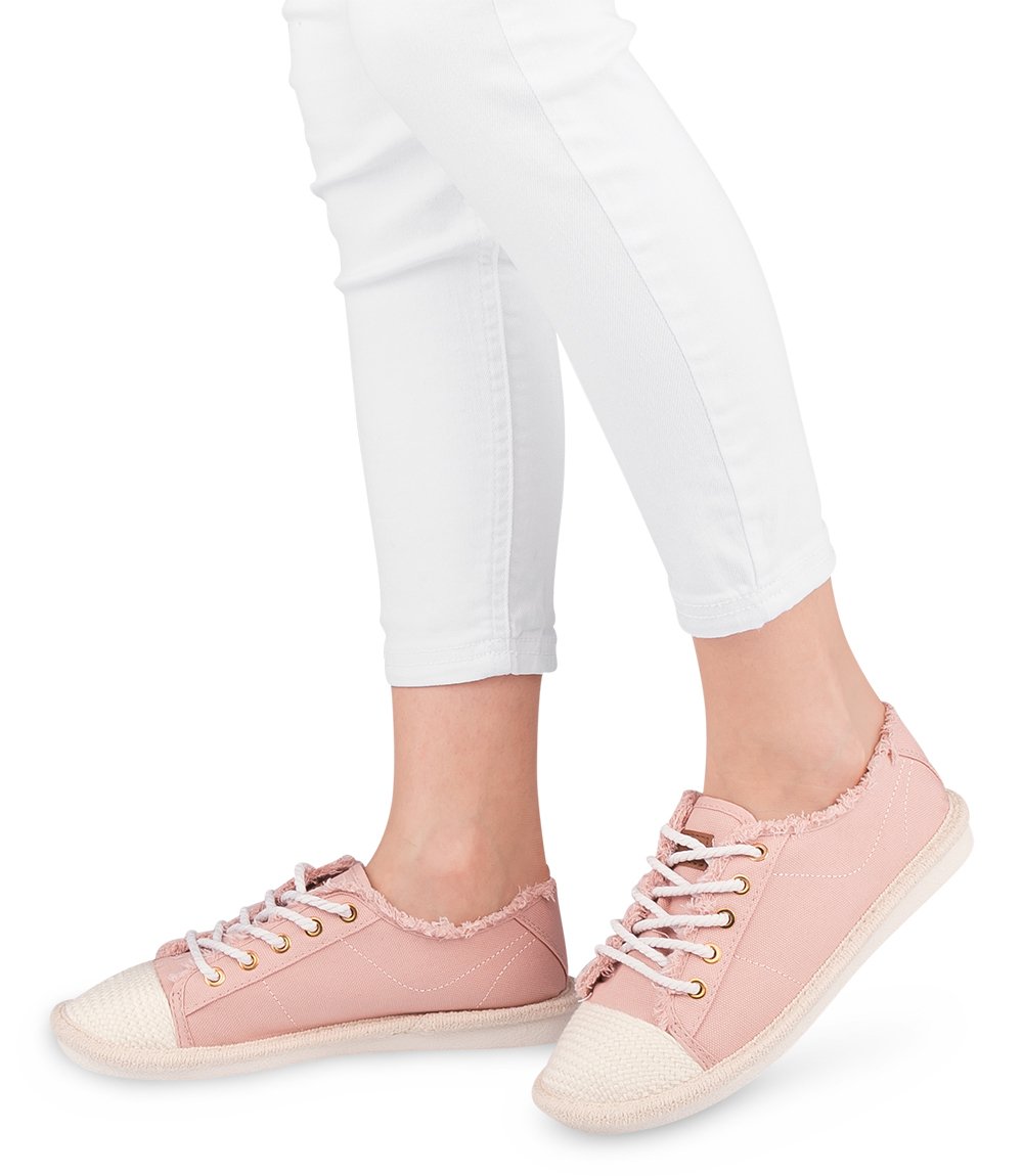 Trampki damskie Ideal Shoes X-9716 Różowe